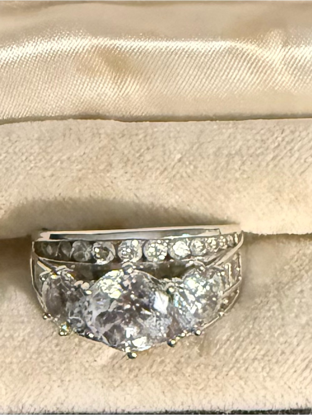 Diamonique Bridal Ring